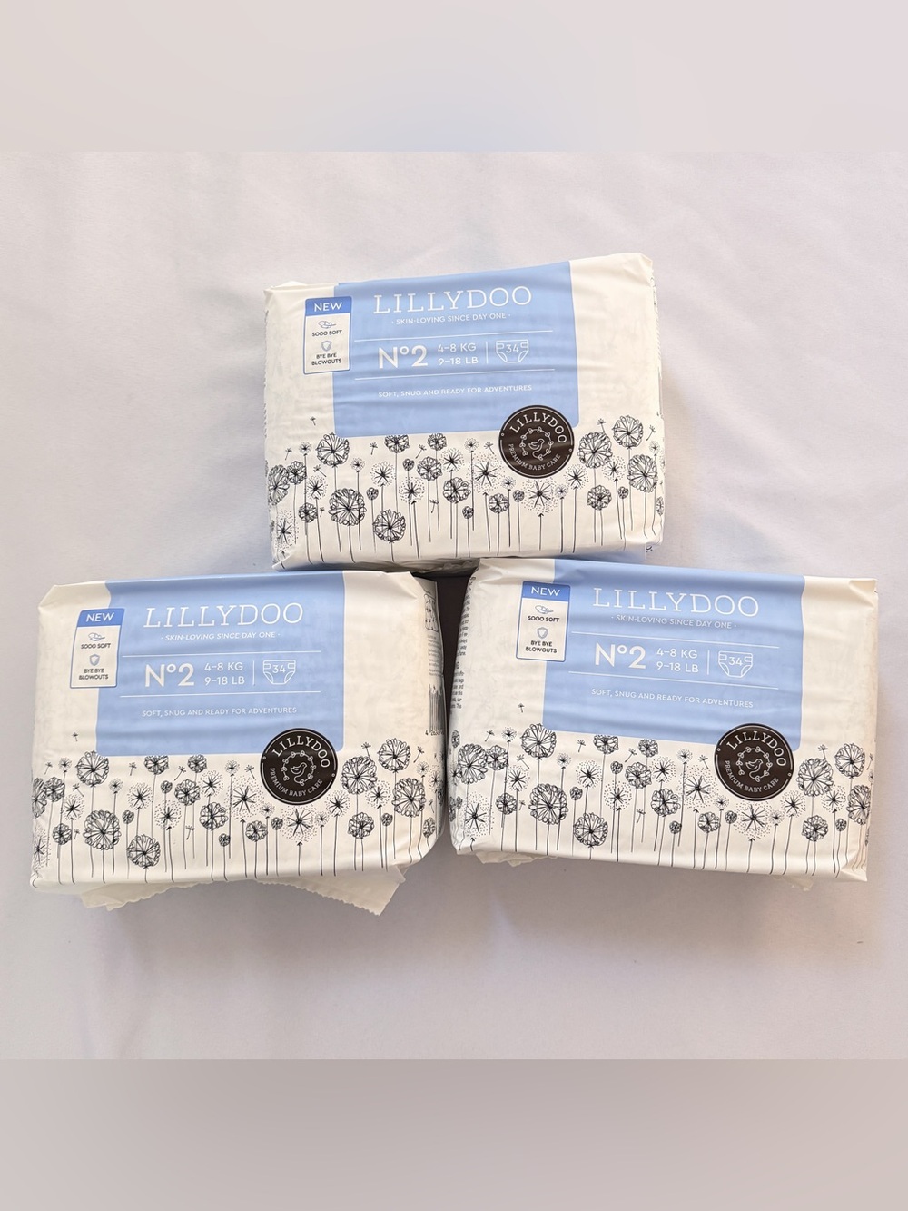 Lillydoo Baby Diapers Size 2